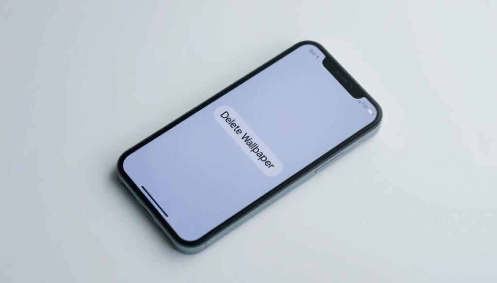 A sleek, modern iPhone screen displaying the intuitive "Delete Wallpaper" option, with a minimalist interface and clean, crisp lines. The screen is bathed in a soft, diffused lighting, creating a sense of simplicity and focus. The background is a subtle, muted gradient, allowing the central interface to take center stage. The overall composition conveys a sense of effortlessness and user-friendliness, perfectly capturing the essence of the "how to delete wallpaper on iphone" section of the article. A sleek, modern iPhone screen displaying the intuitive "Delete Wallpaper" option, with a minimalist interface and clean, crisp lines. The screen is bathed in a soft, diffused lighting, creating a sense of simplicity and focus. The background is a subtle, muted gradient, allowing the central interface to take center stage. The overall composition conveys a sense of effortlessness and user-friendliness, perfectly capturing the essence of the "how to delete wallpaper on iphone" section of the article.