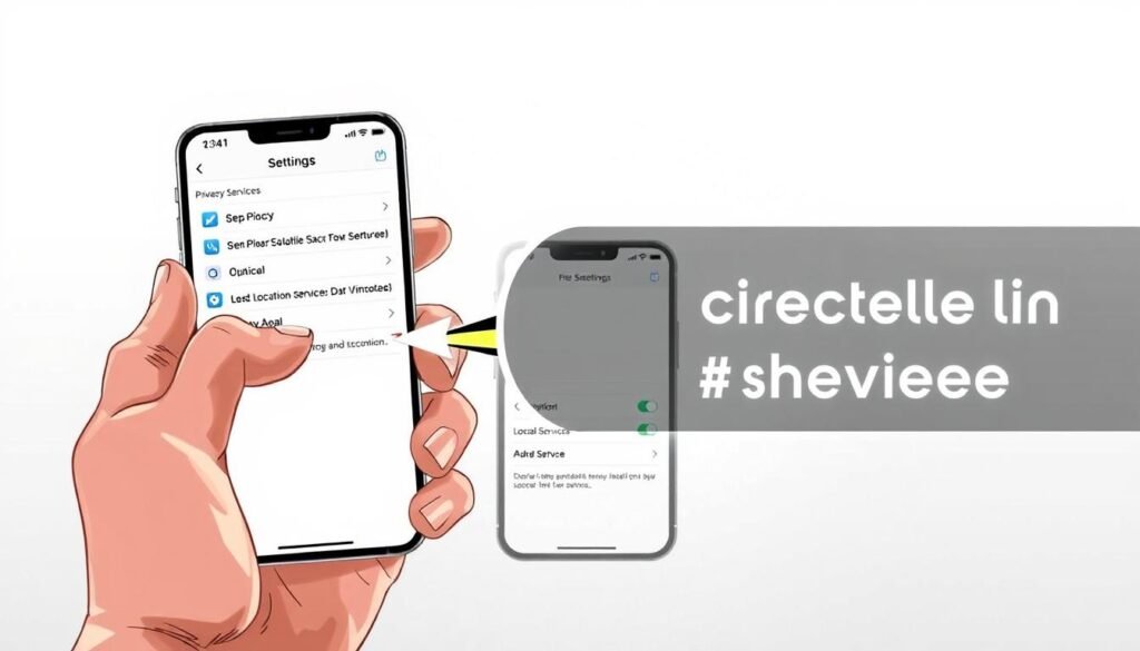 how to turn on location on iphone