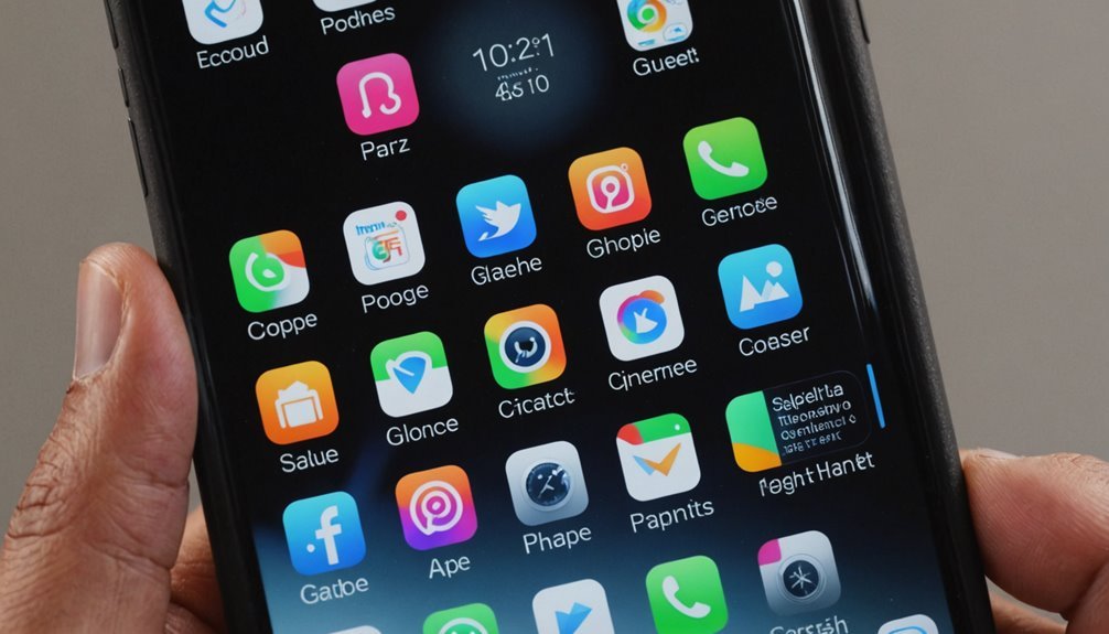 locate apps using search